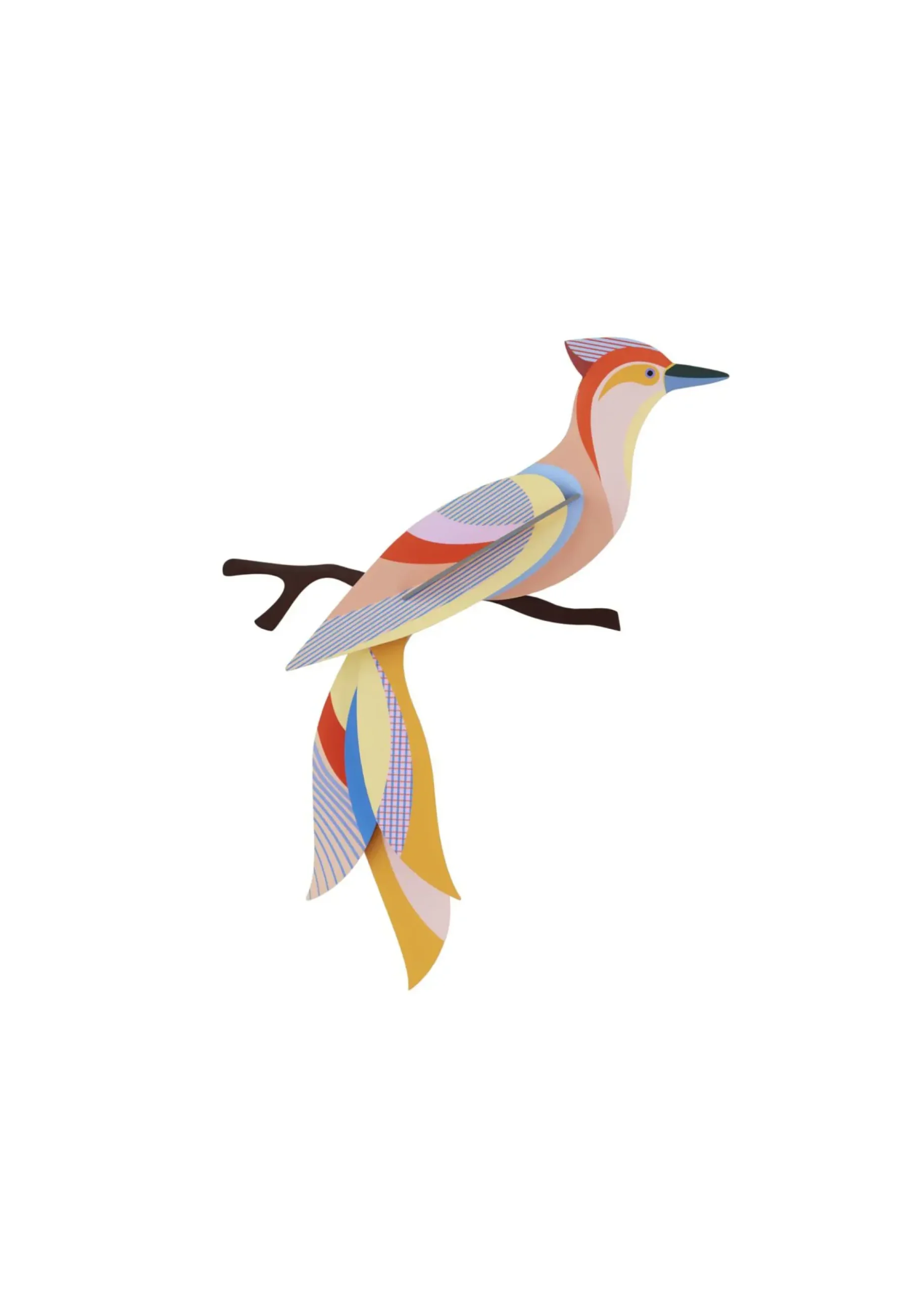Wanddeko Papier 'Leuchtender Flügel'