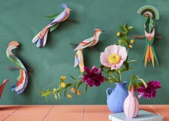 Wanddeko Papier 'Leuchtender Flügel'