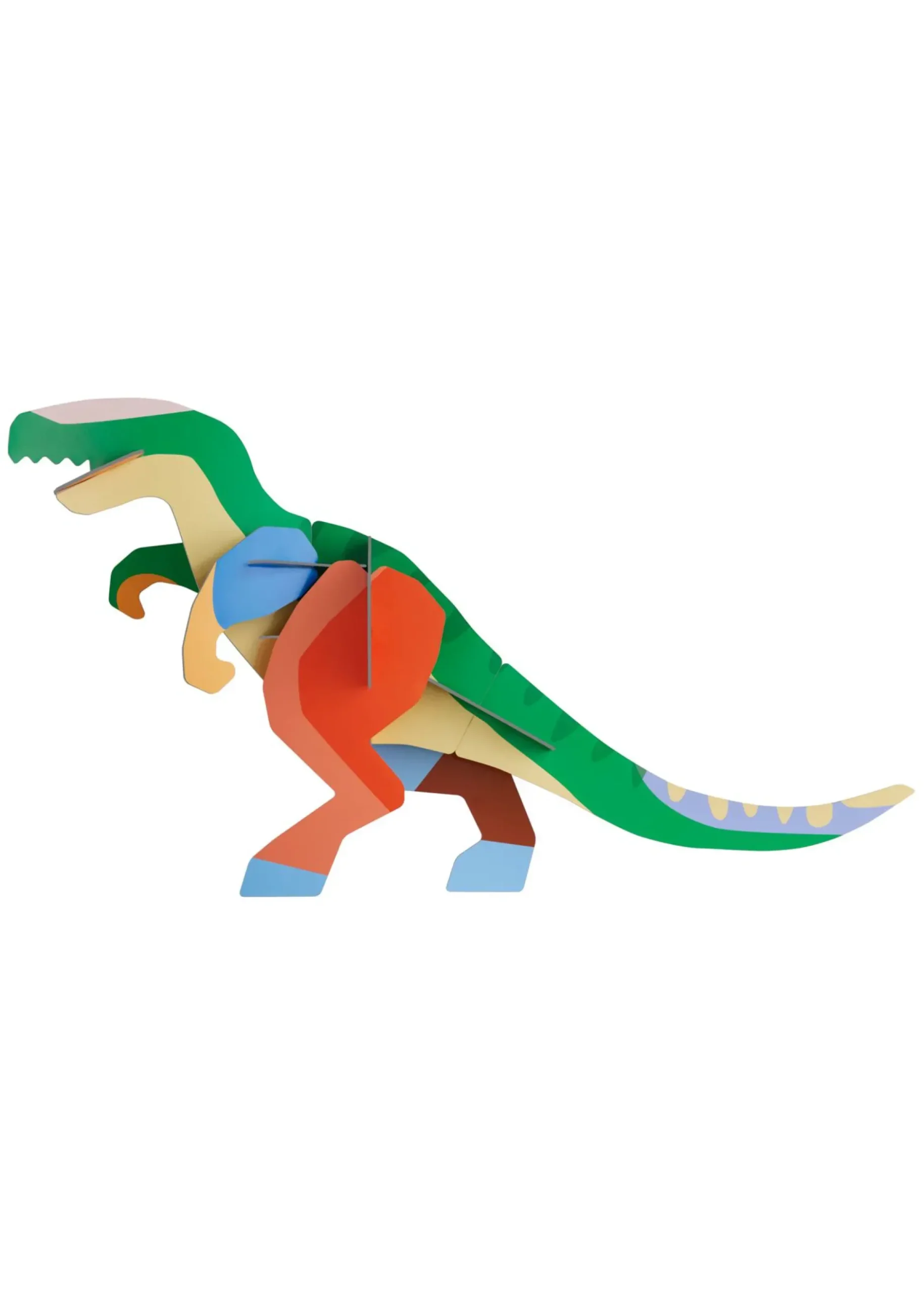 Wanddeko Papier 'Leuchtender T-Rex-Bastelspaß'