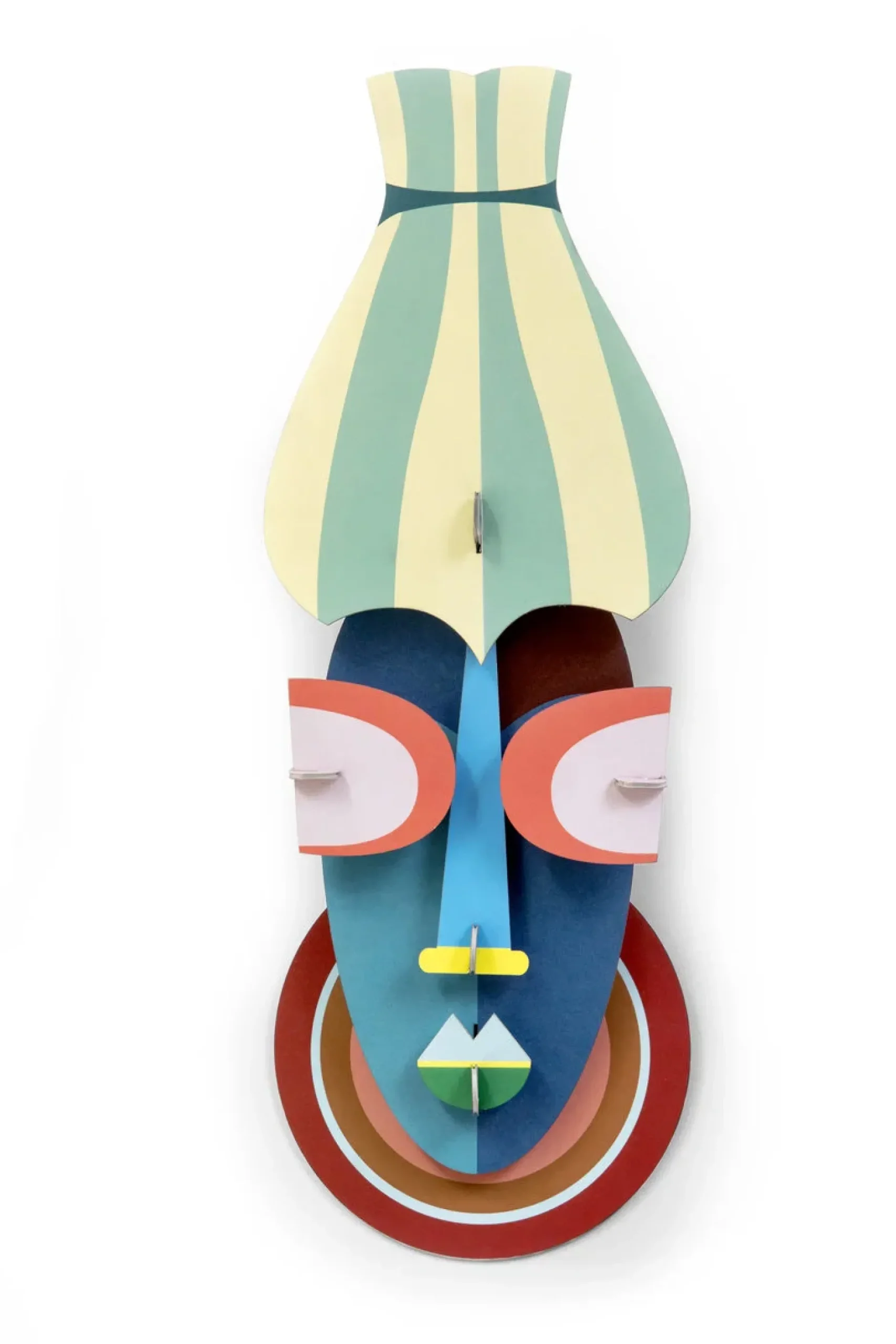 Wanddeko Papier 'Manhattan-Maske'