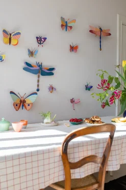 Wanddeko Papier 'Moderner Schmetterling'