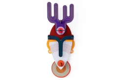 Wanddeko Papier 'Mumbai-Maske'