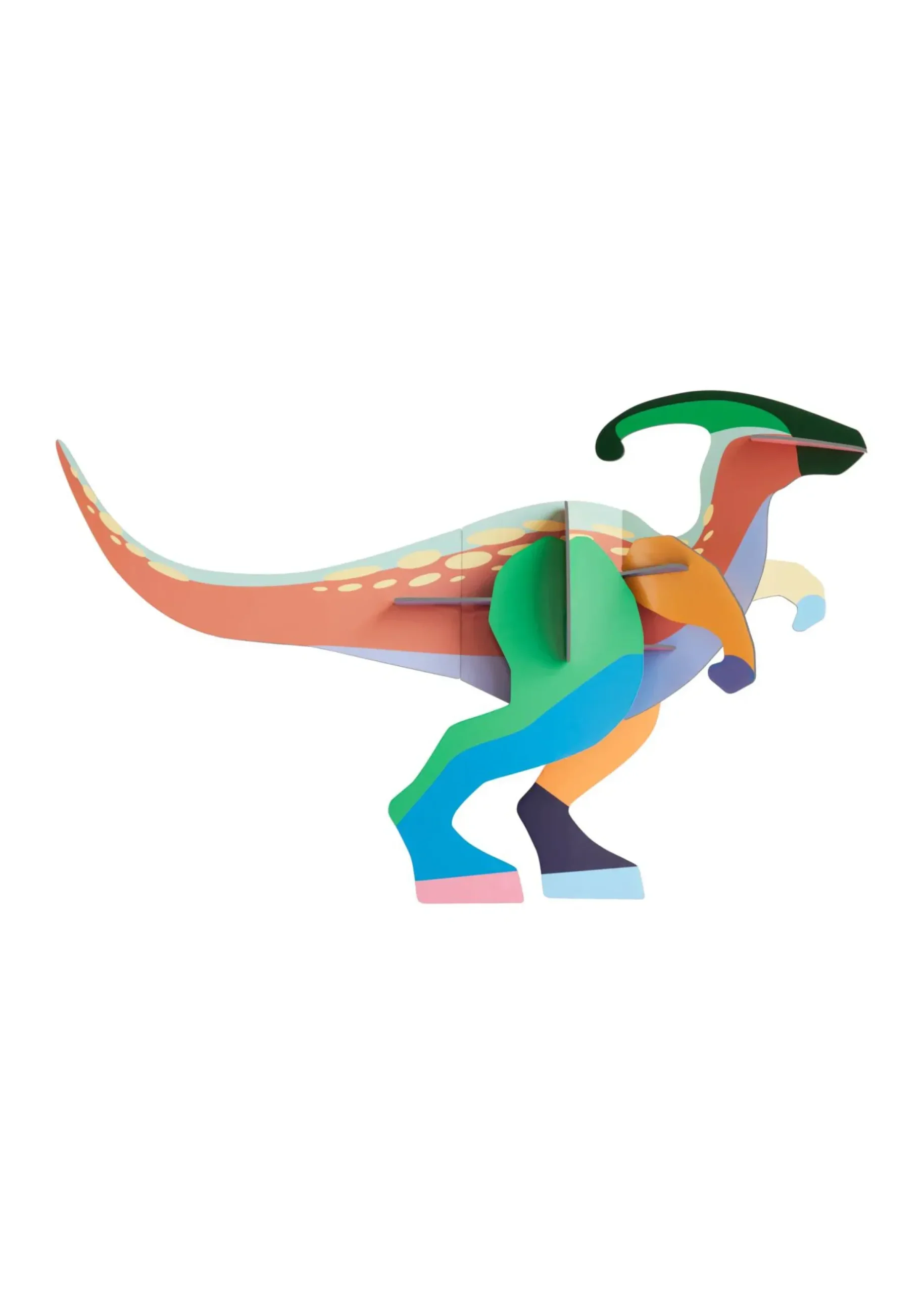 Wanddeko Papier 'Mutiger Dino'