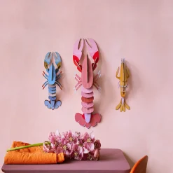 Wanddeko Papier 'Papier-Hummer'