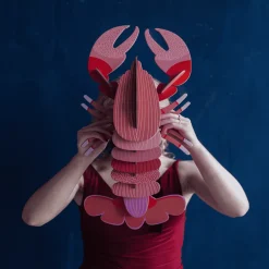 Wanddeko Papier 'Papier-Hummer'