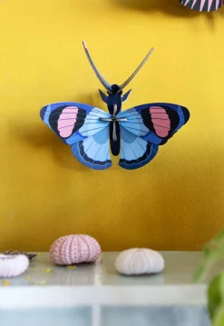 Wanddeko Papier 'Pfauenauge'