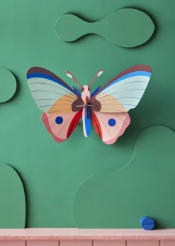 Wanddeko Papier 'Regenbogen-Flattern'