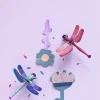 Wanddeko Papier 'Rubinlibelle'