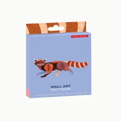 Wanddeko Papier 'Rubin-Panda-Spaziergang'