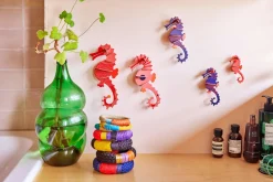 Wanddeko Papier 'Seepferdchen-Set'