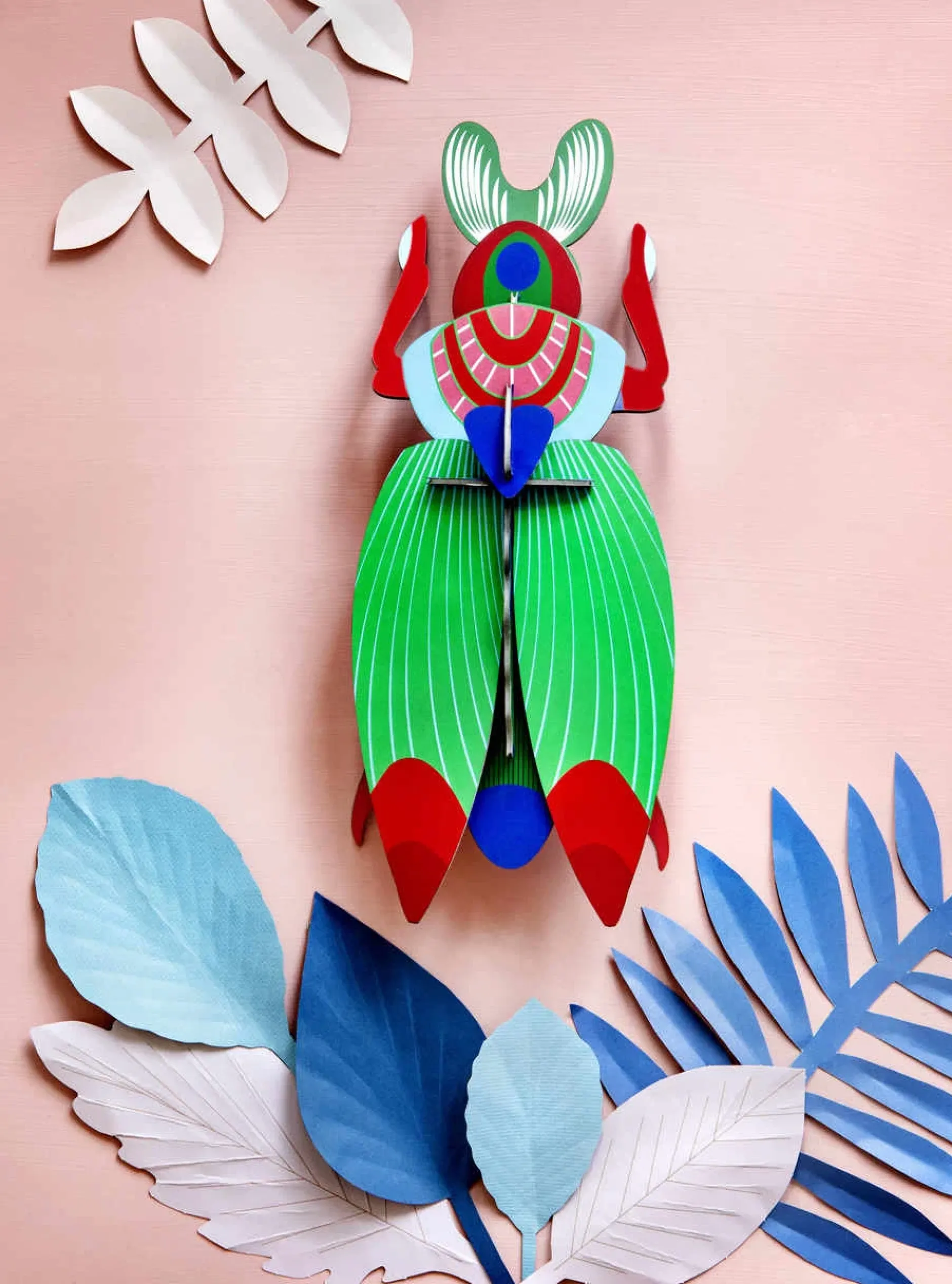 Wanddeko Papier 'Skarabäus'