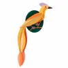 Wanddeko Papier 'Sonnenuntergangs-Vogelschwanz'