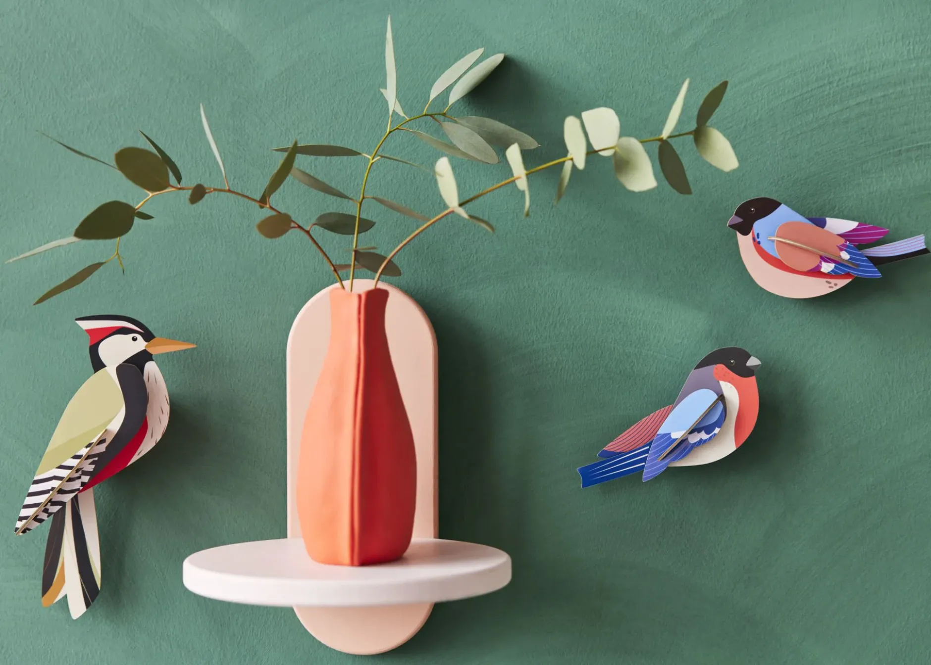 Wanddeko Papier 'Specht'