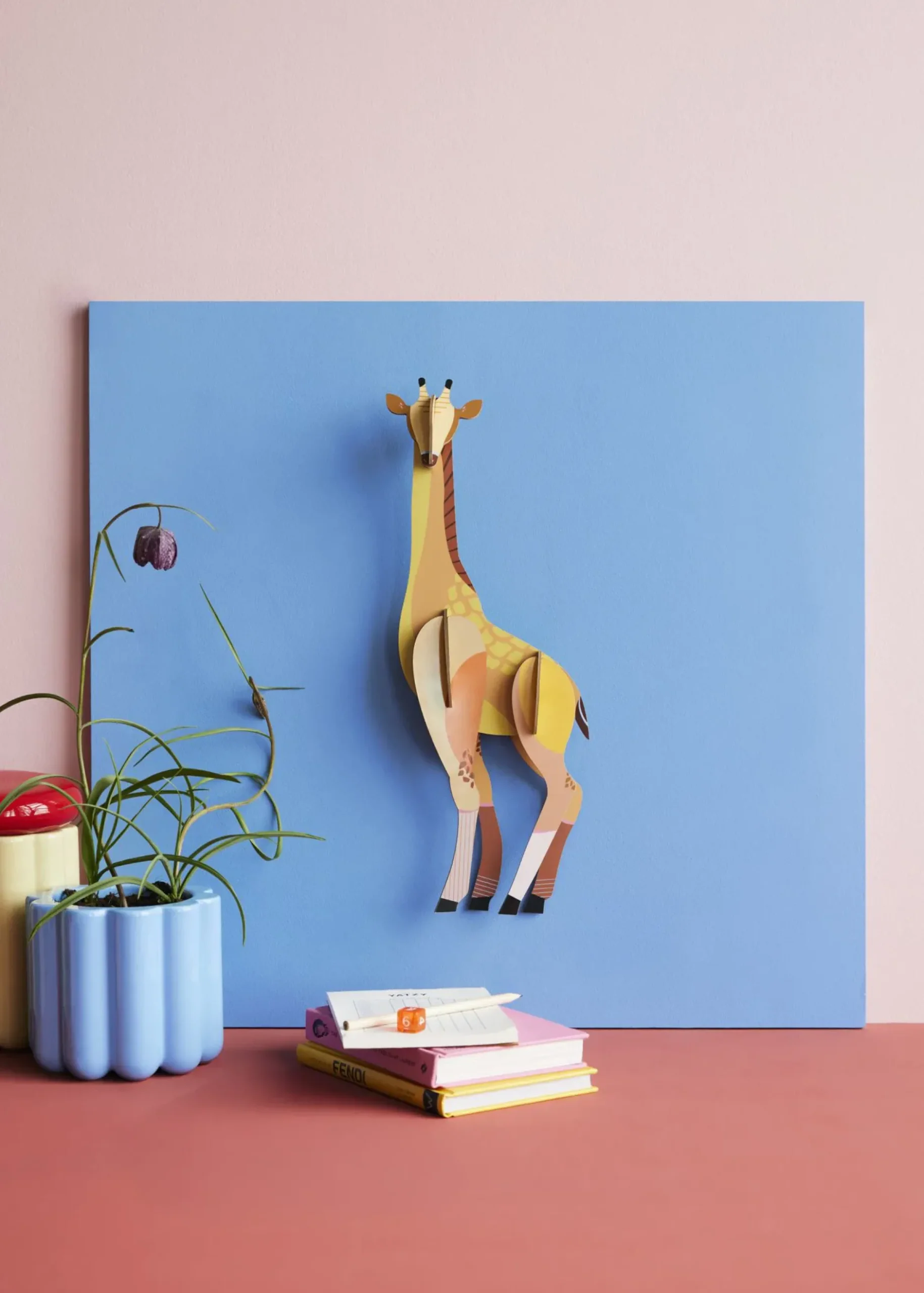 Wanddeko Papier 'Tall Giraffe'