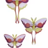 Wanddeko Papier 'Ätherisches Harmonie-Trio'