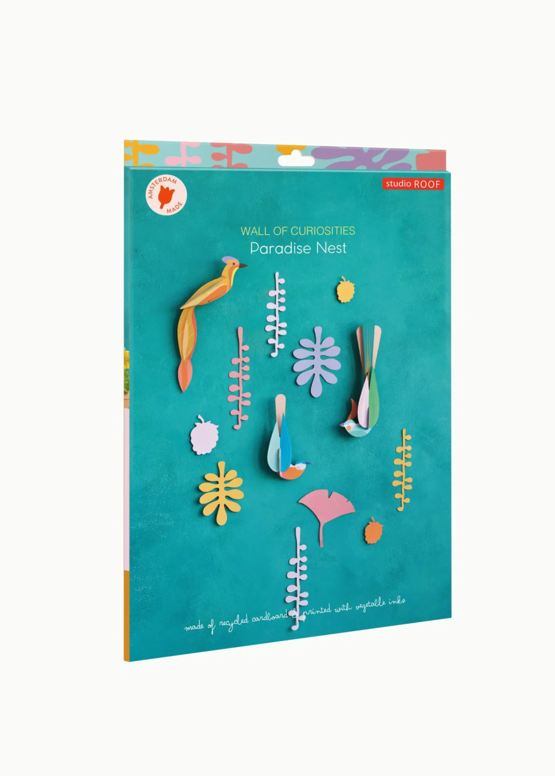 Wanddeko Papier 'Tropenvögel-Set'