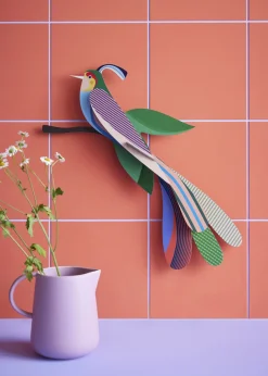Wanddeko Papier 'Tropenvogel Maya'