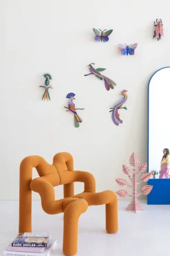 Wanddeko Papier 'Tropenvogel Maya'