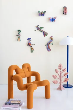 Wanddeko Papier 'Tropenvogel Maya'