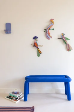 Wanddeko Papier 'Tropenvogel Maya'
