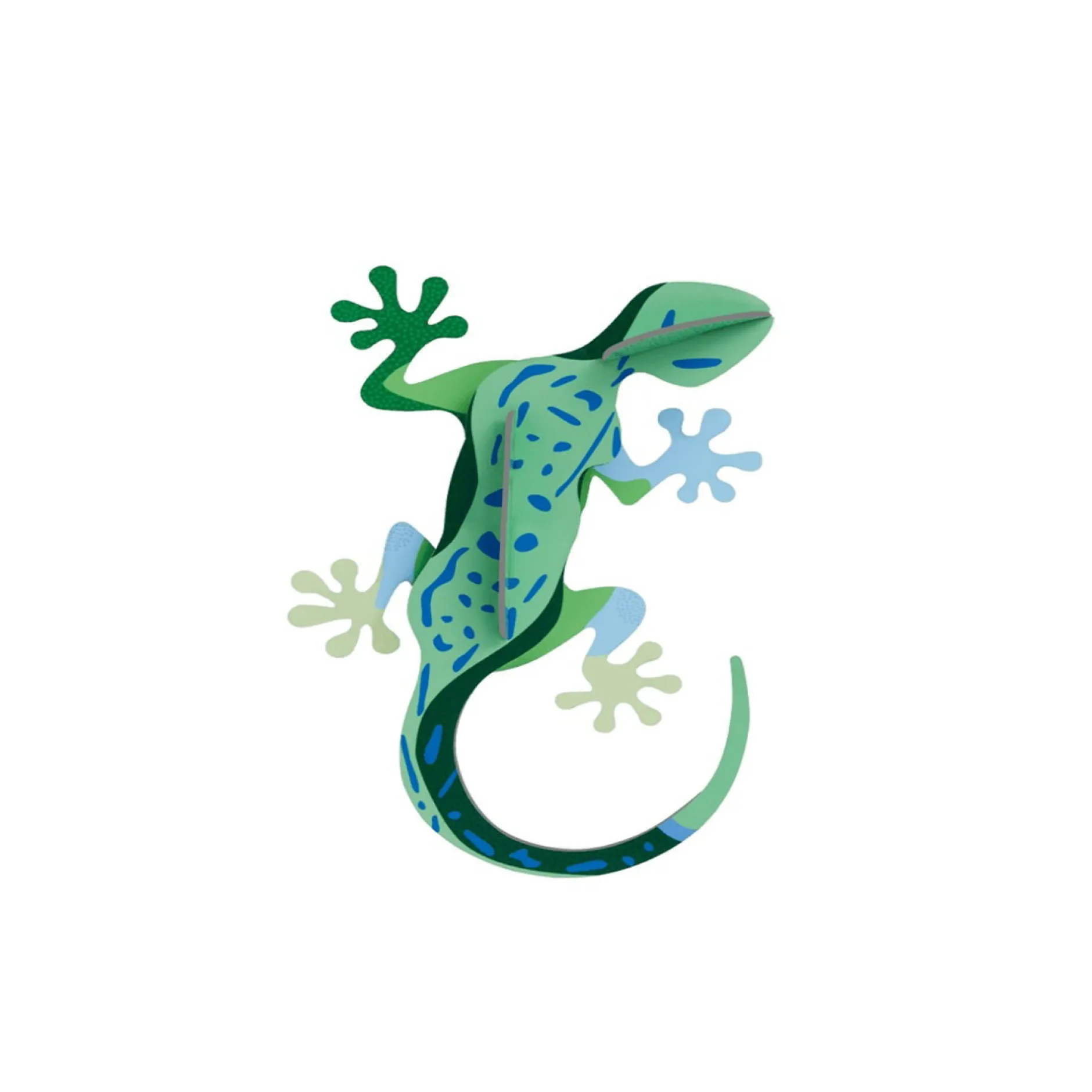 Wanddeko Papier 'Tropischer Gecko'
