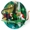 Wanddeko Papier 'Verspielter Affe'