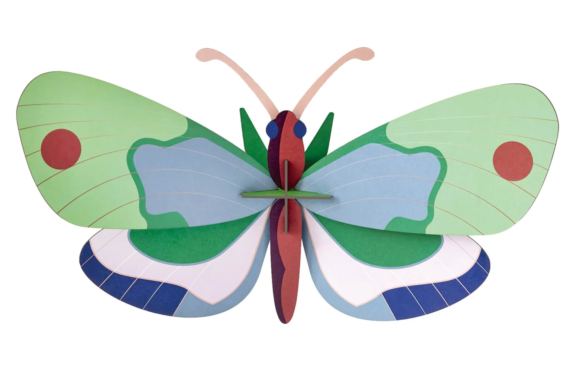 Wanddeko Papier 'Waldschmetterling'