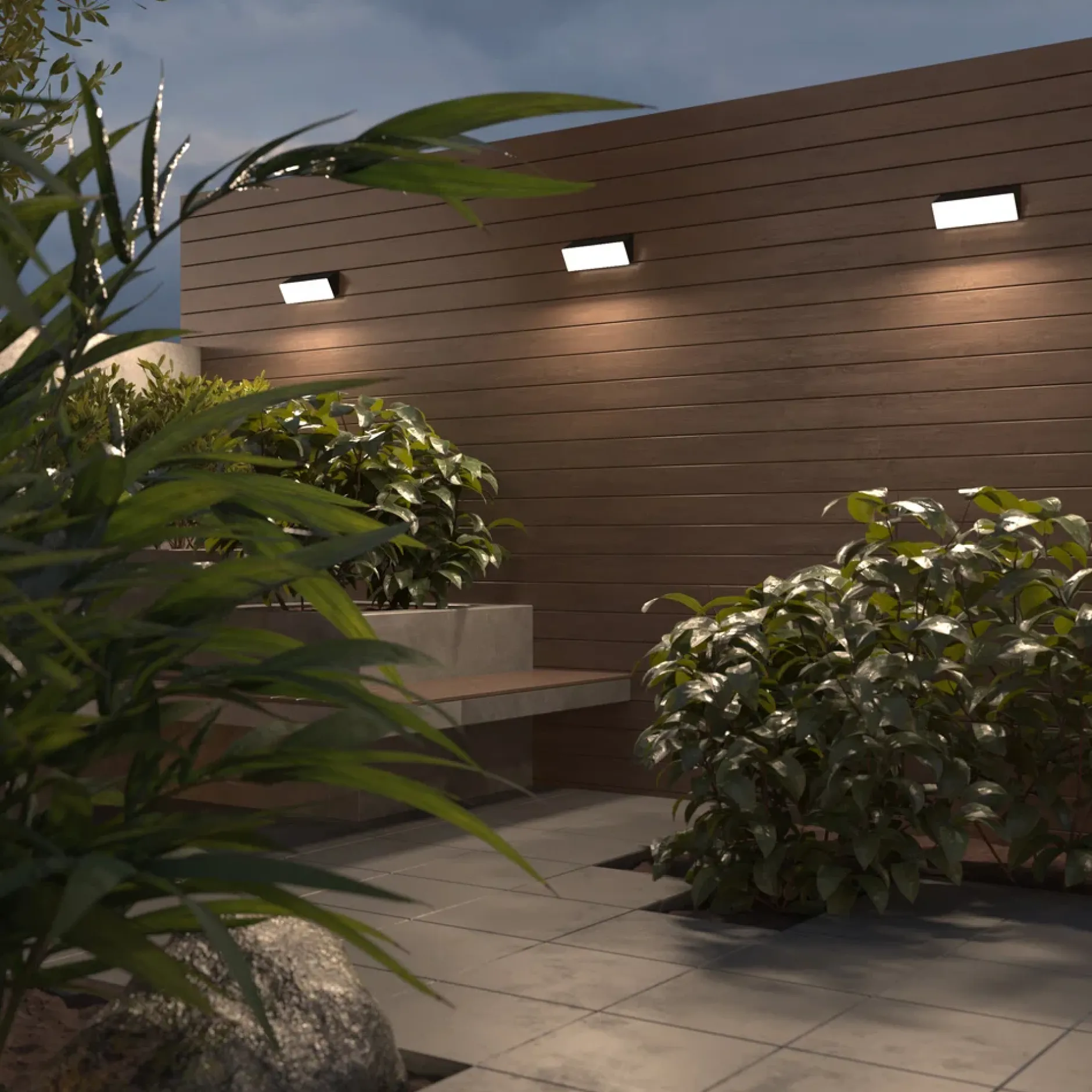 Wandleuchte 'Brick'