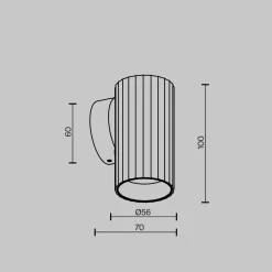 Wandleuchte 'Calipso 1'