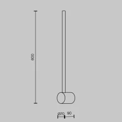 Wandleuchte 'Light Stick 1'