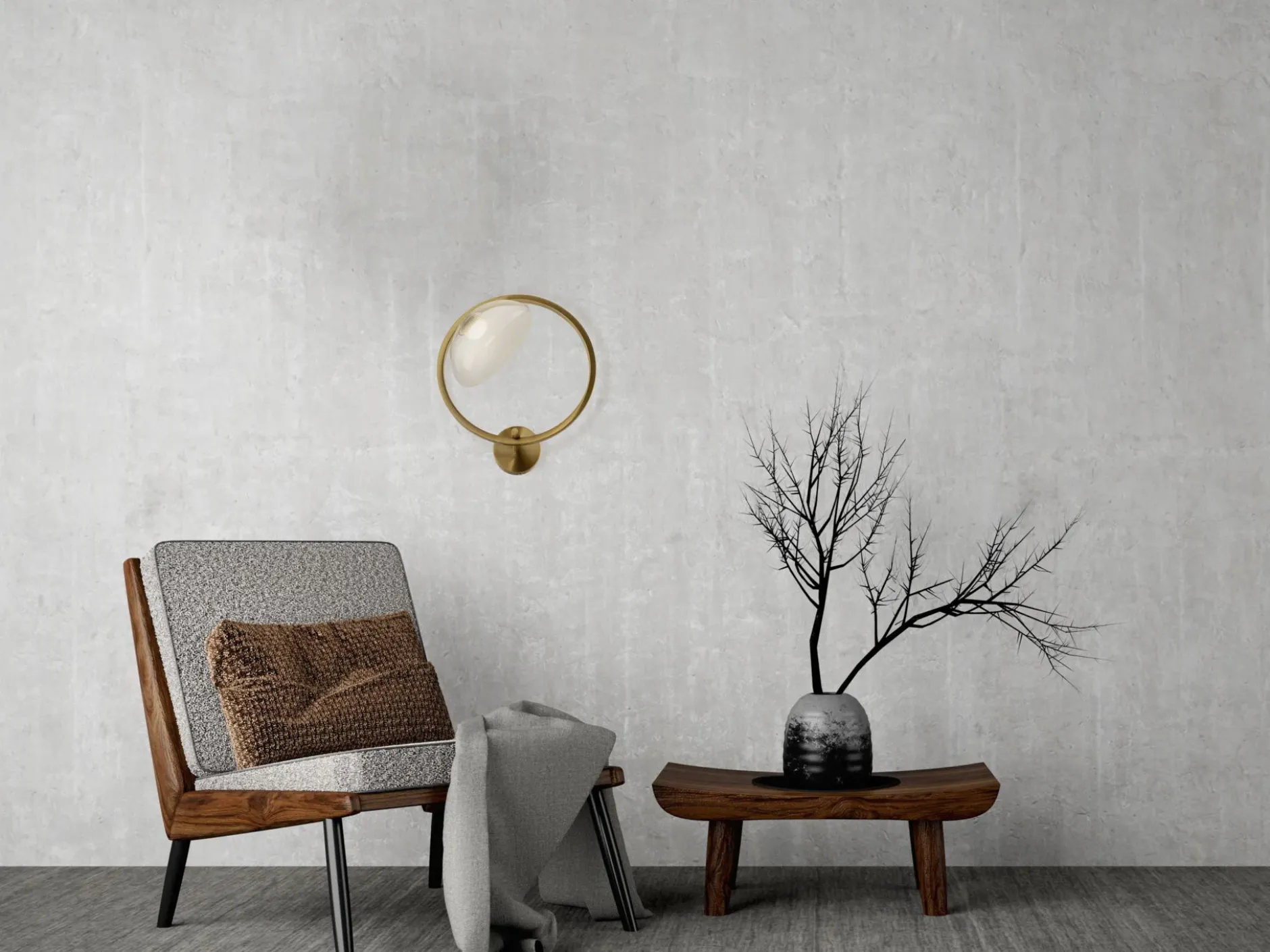 Wandleuchte 'Lunare 1'