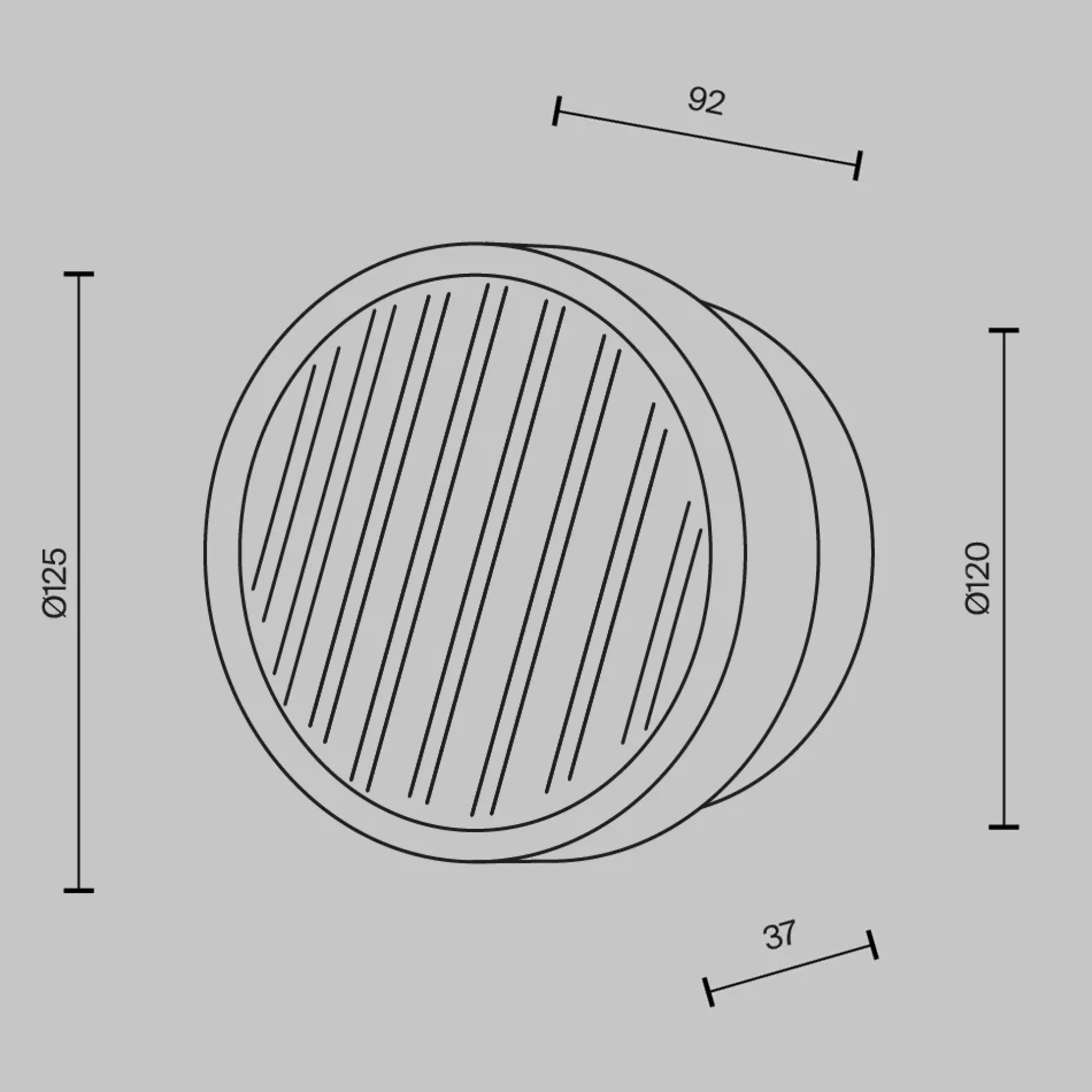 Wandleuchte 'Olo 3'
