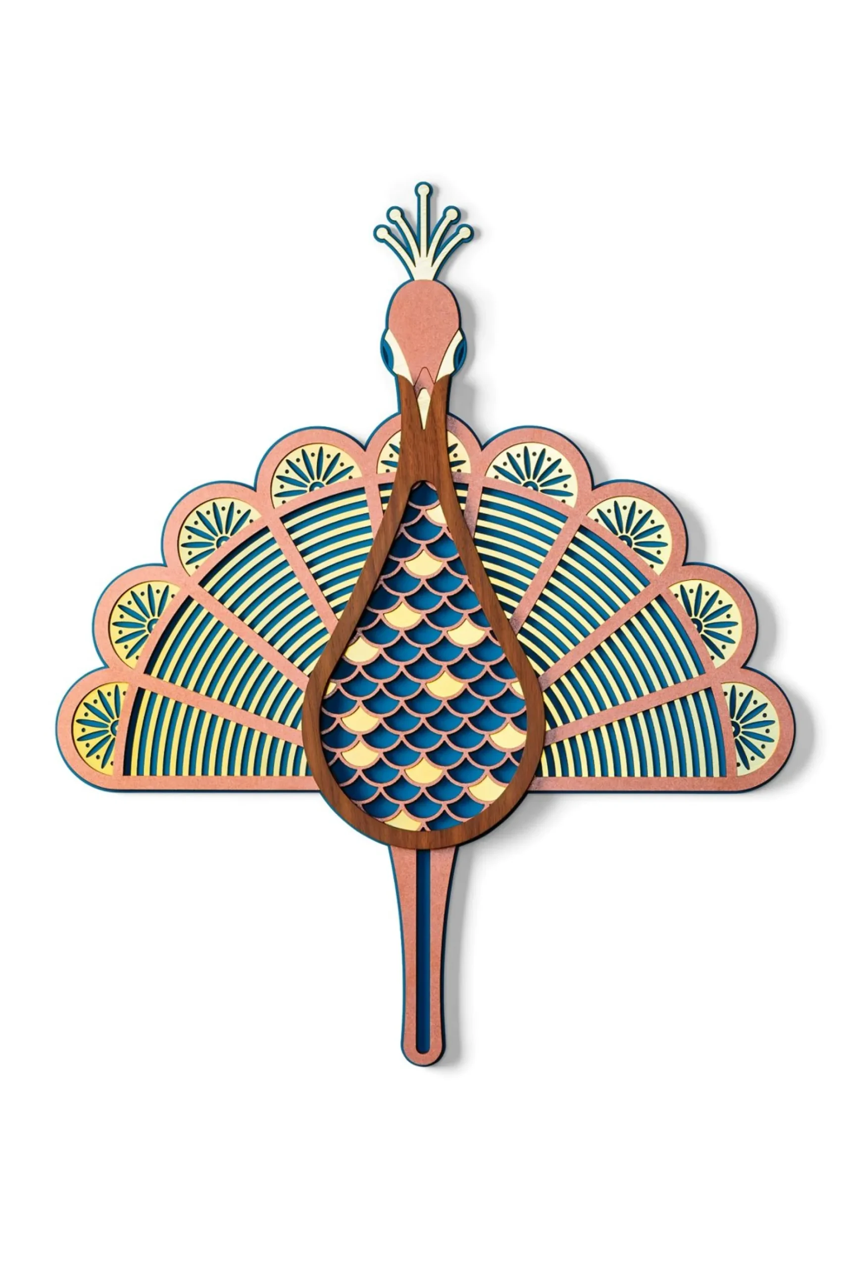 Wandmaske 'The Peacock'