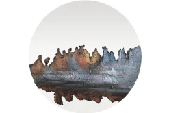 Wandspiegel 'Majestätische Gipfel' 60x60x2cm