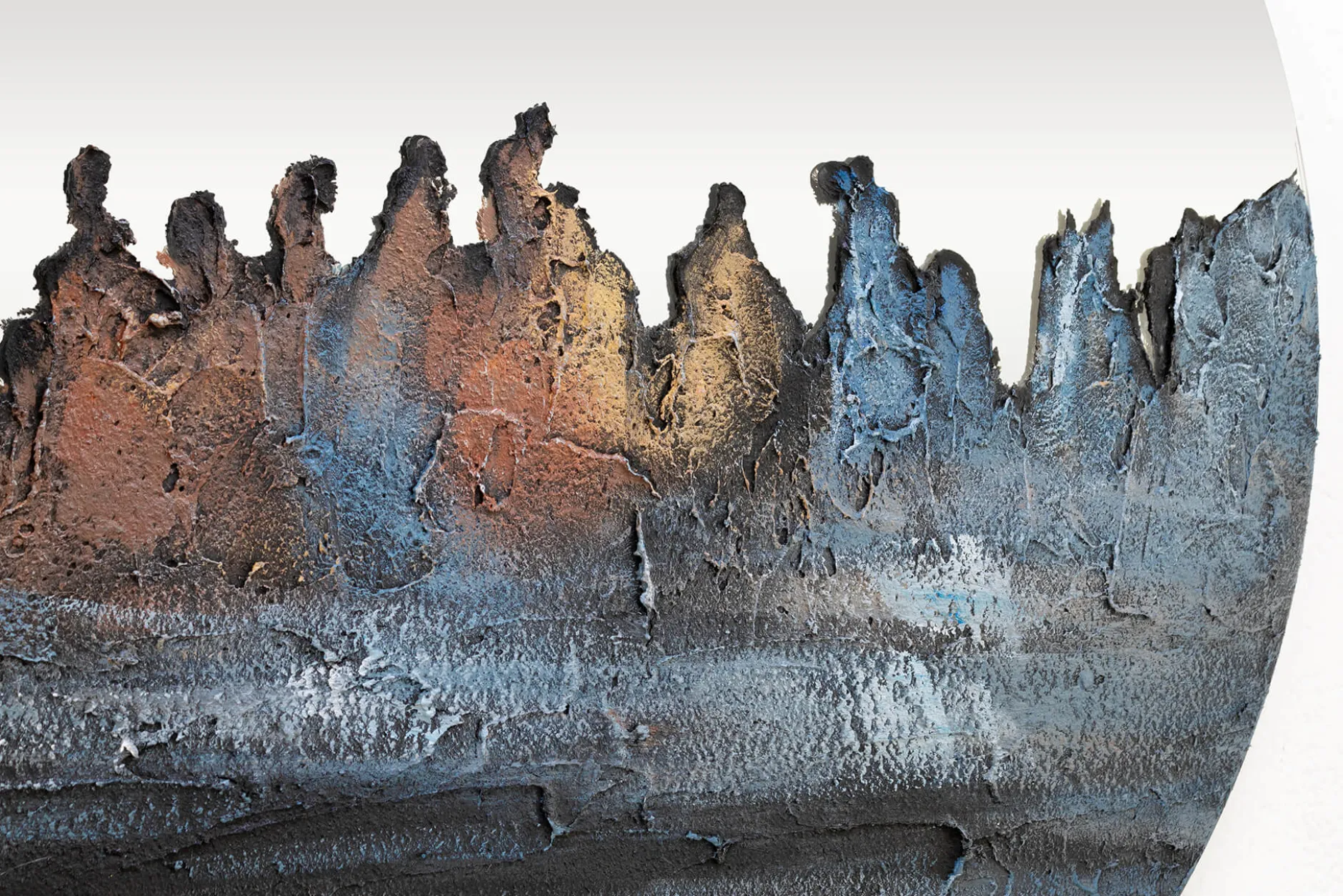 Wandspiegel 'Majestätische Gipfel' 60x60x2cm