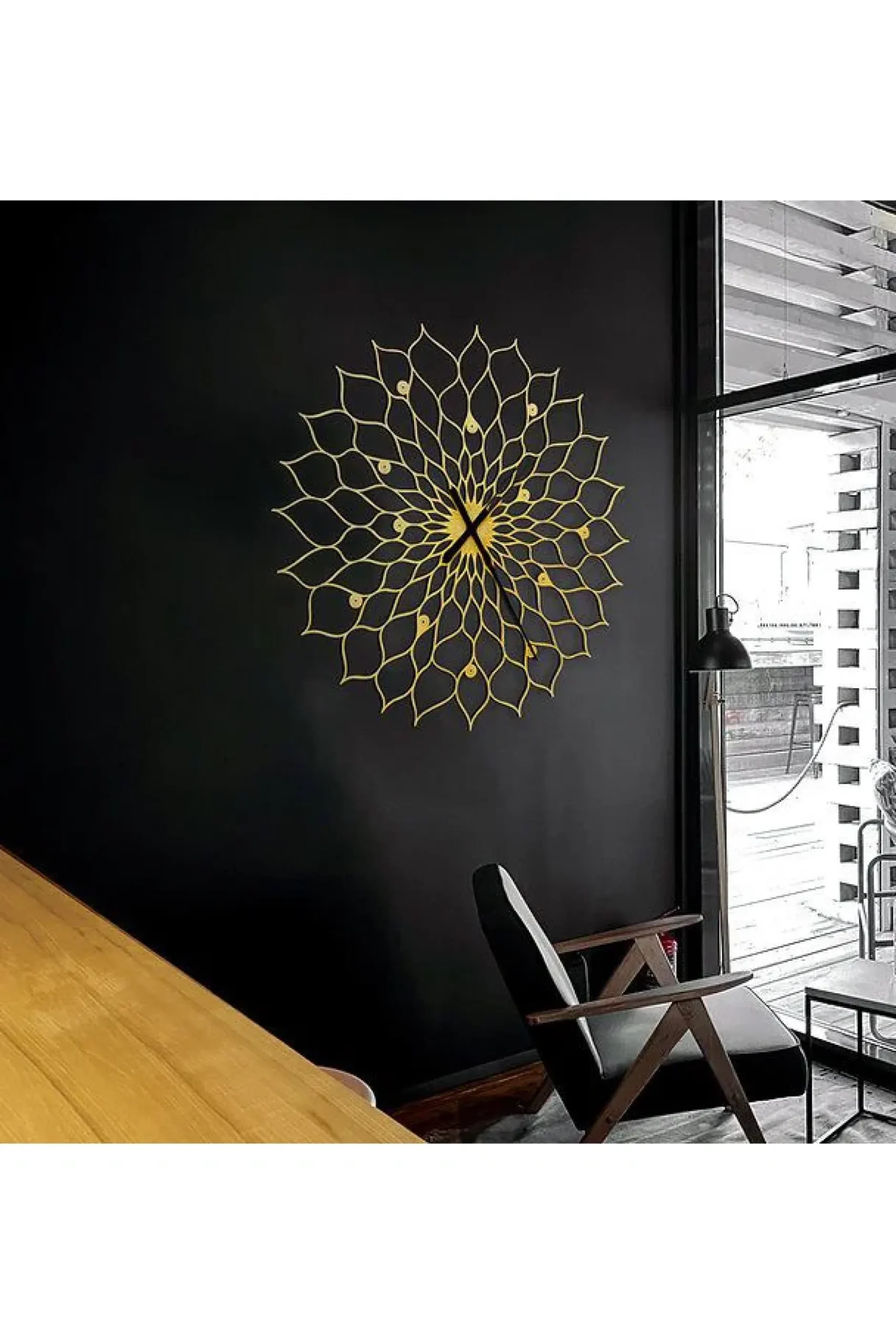 Wanduhr 'Gigantic Sunflower'
