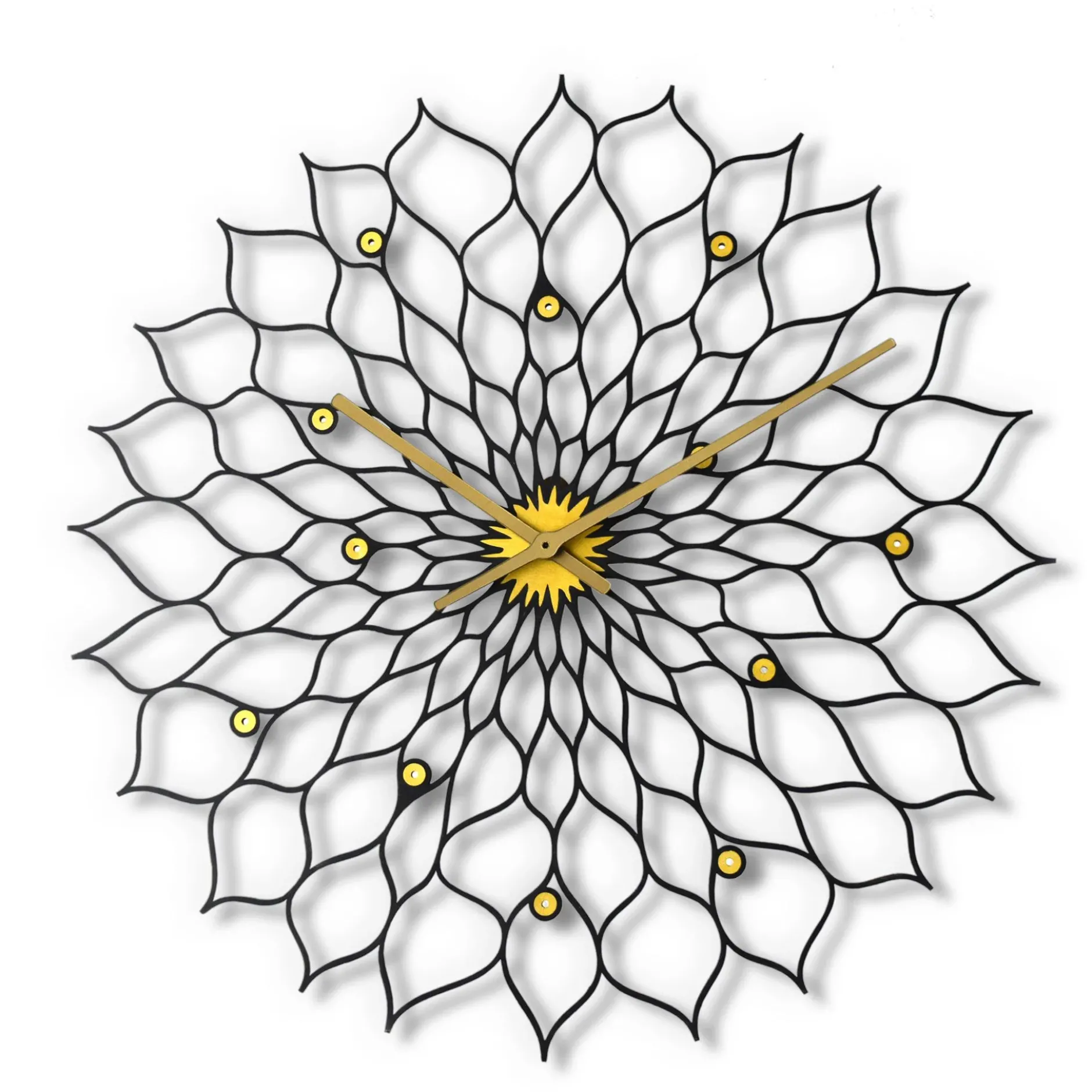 Wanduhr 'Gigantic Sunflower'