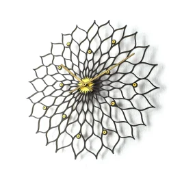 Wanduhr 'Gigantic Sunflower'
