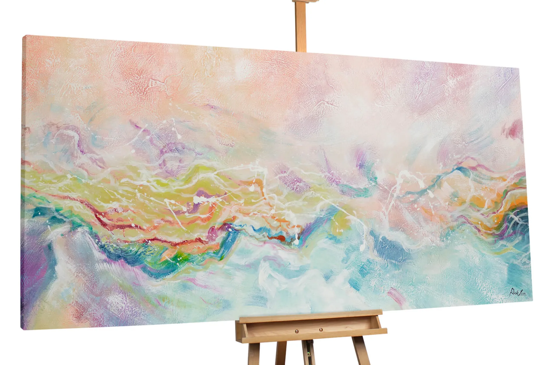 XXL Gemälde 'After the Rain' | Handgemaltes Unikat