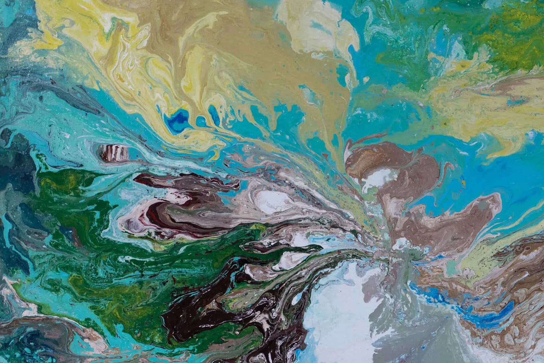 XXL Gemälde 'Am Ziel' | Handgemaltes Unikat