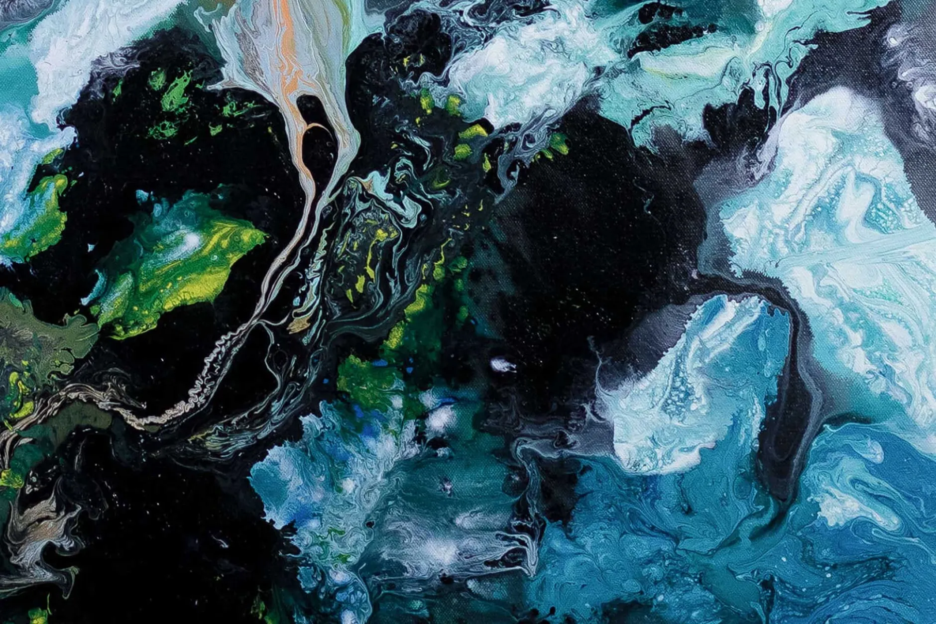 XXL Gemälde 'Aufblühen des Seins' | Handgemaltes Unikat