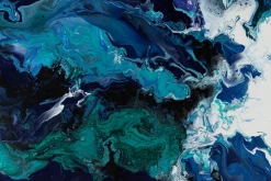XXL Gemälde 'Dark Sea' | Handgemaltes Unikat