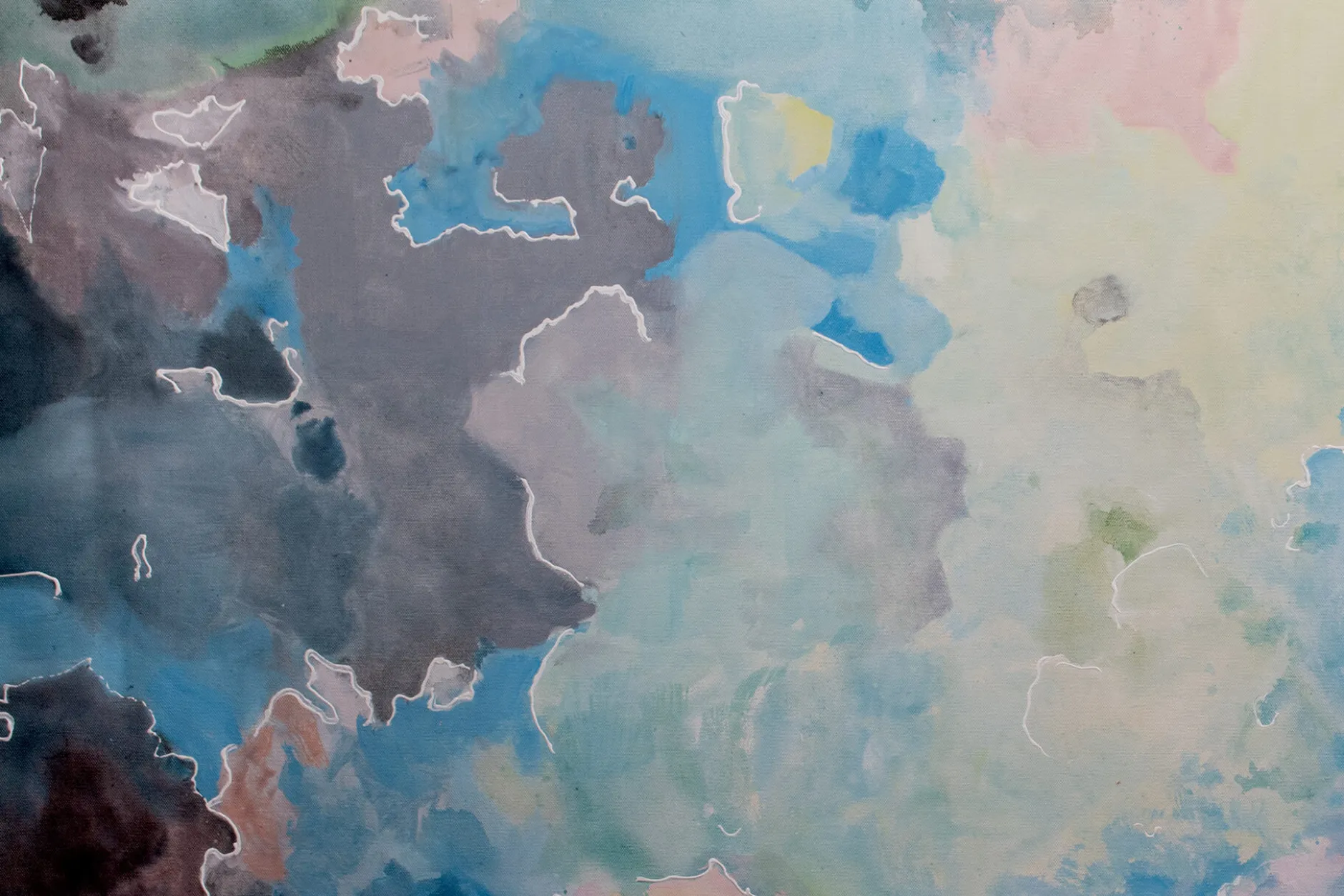 XXL Gemälde 'Disharmonic' | Handgemaltes Unikat