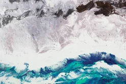 XXL Gemälde 'Earth's Fluid Core' | Handgemaltes Unikat