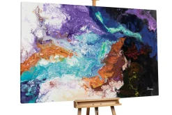 XXL Gemälde 'Farbenfrohes Universum' | Handgemaltes Unikat