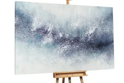 XXL Gemälde 'Foam and Fog' | Handgemaltes Unikat