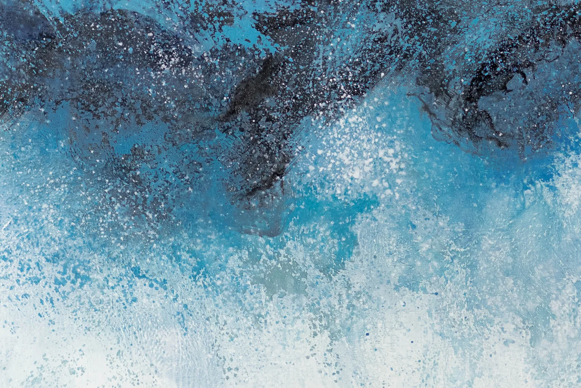 XXL Gemälde 'Gathering Thunderstorm' | Handgemaltes Unikat