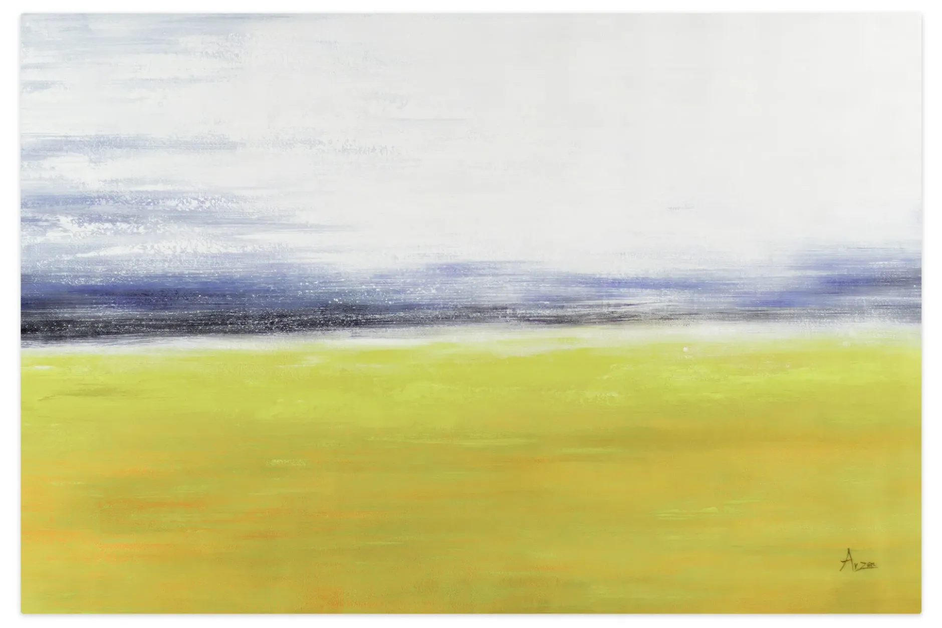 XXL Gemälde 'Hazy Horizon' | Handgemaltes Unikat