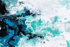 XXL Gemälde 'Ice in Spring' | Handgemaltes Unikat