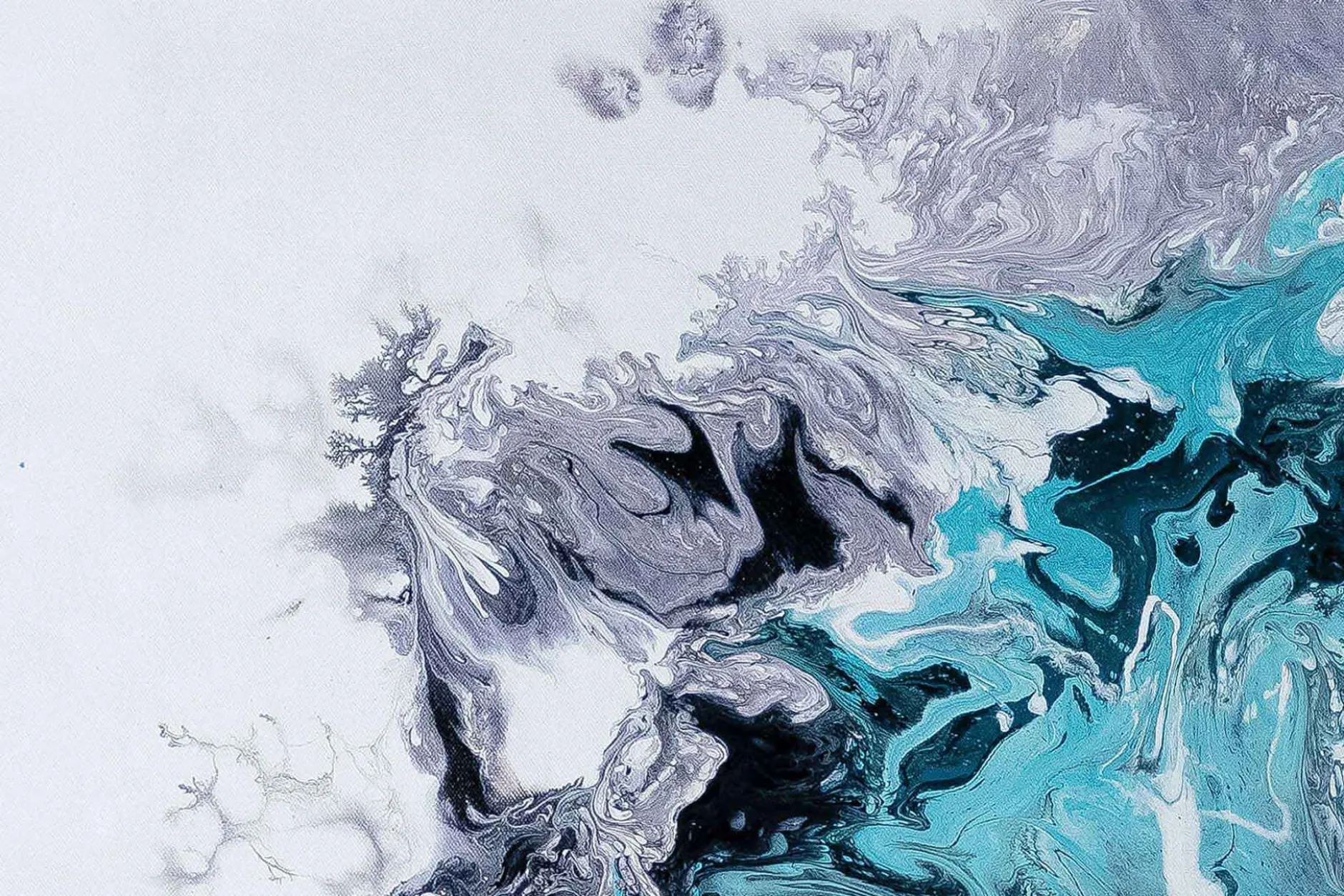 XXL Gemälde 'Juwel des Poseidon' | Handgemaltes Unikat
